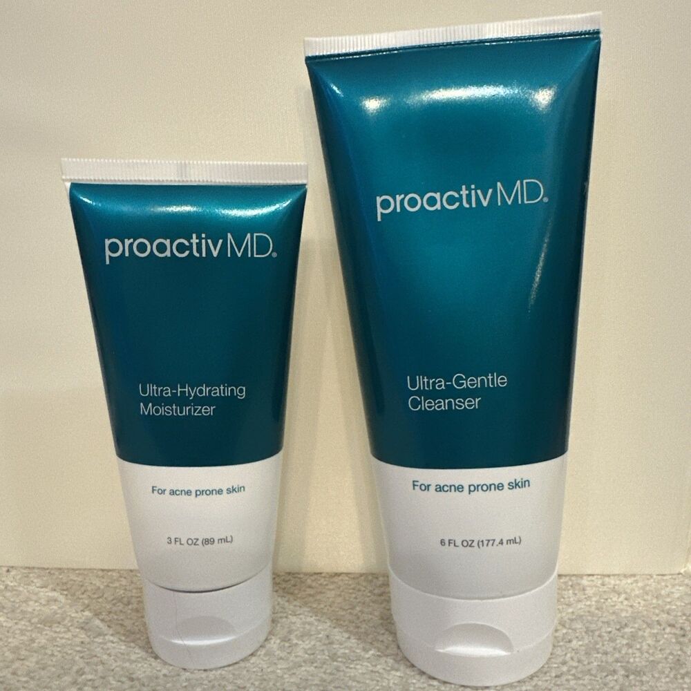 Proactiv MD Ultra Hydrating Moisturizer 3oz M & Ultra Gentle Cleanser Sealed New